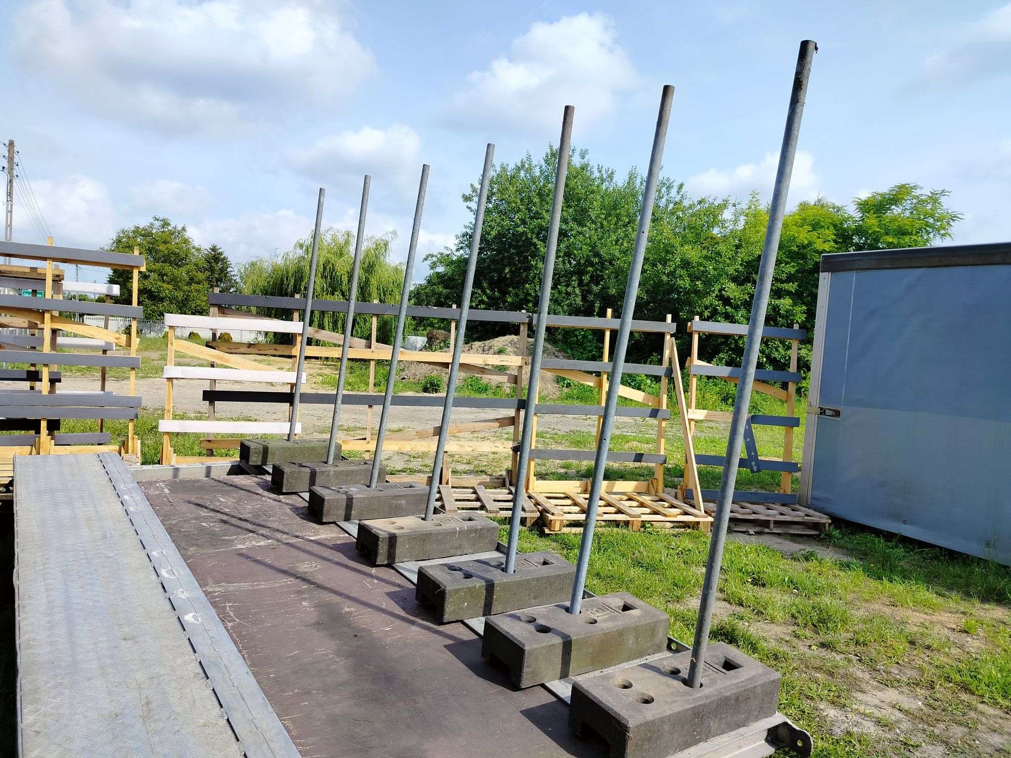 Ogrodzenie tymczasowe podstawa słupek 7 szt Betafence