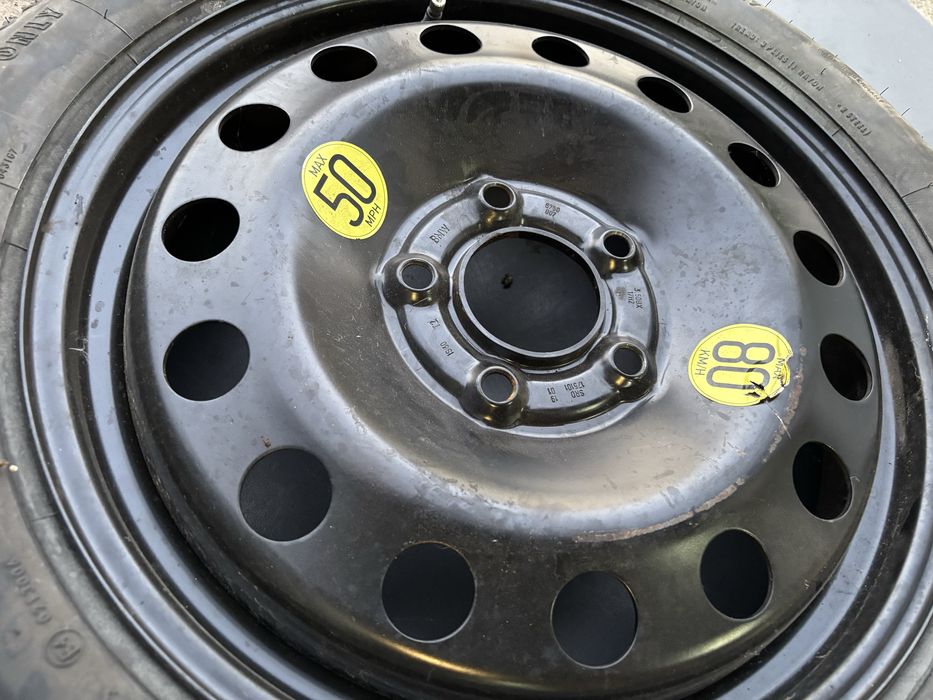Koło dojazdowe BMW R16 E46 E36 E90 zapas dojazdówka 5x120