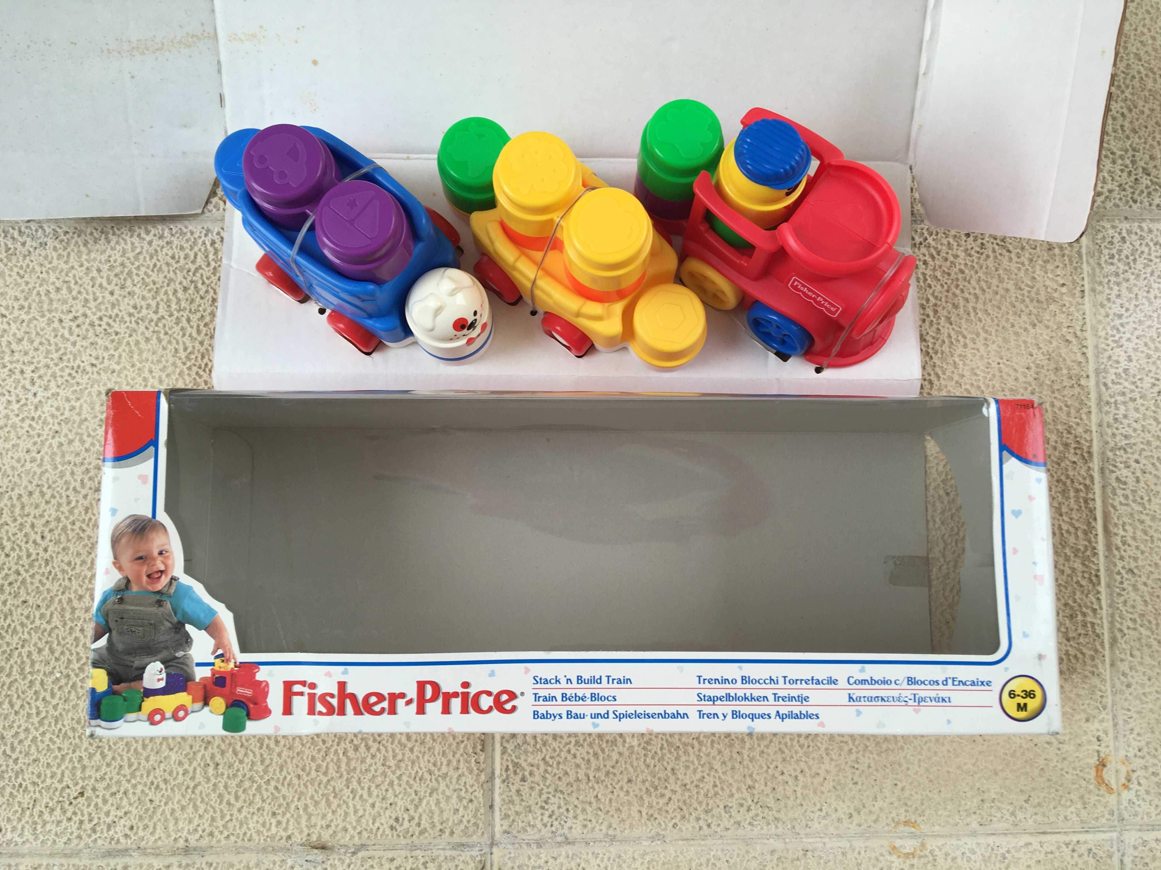 Brinquedo Comboio com blocos de encaixe - Fisher-Price