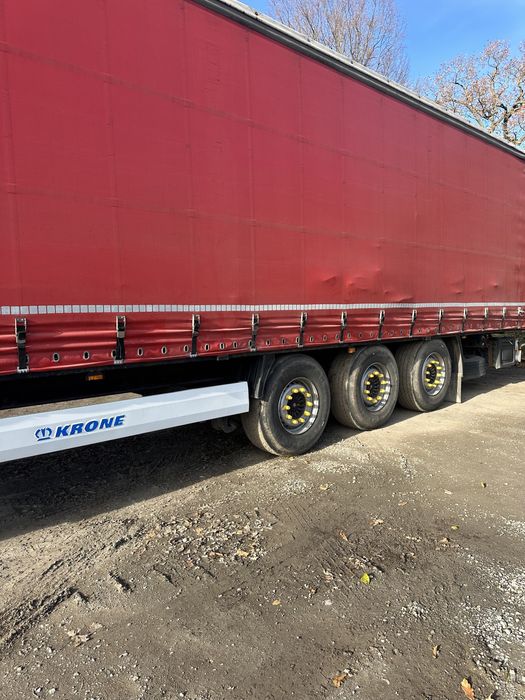 Причіп, тент, напівприціп,штора, Krone SDP27