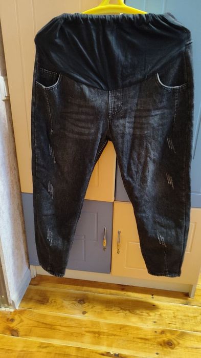 Джинсы для беременных теплые