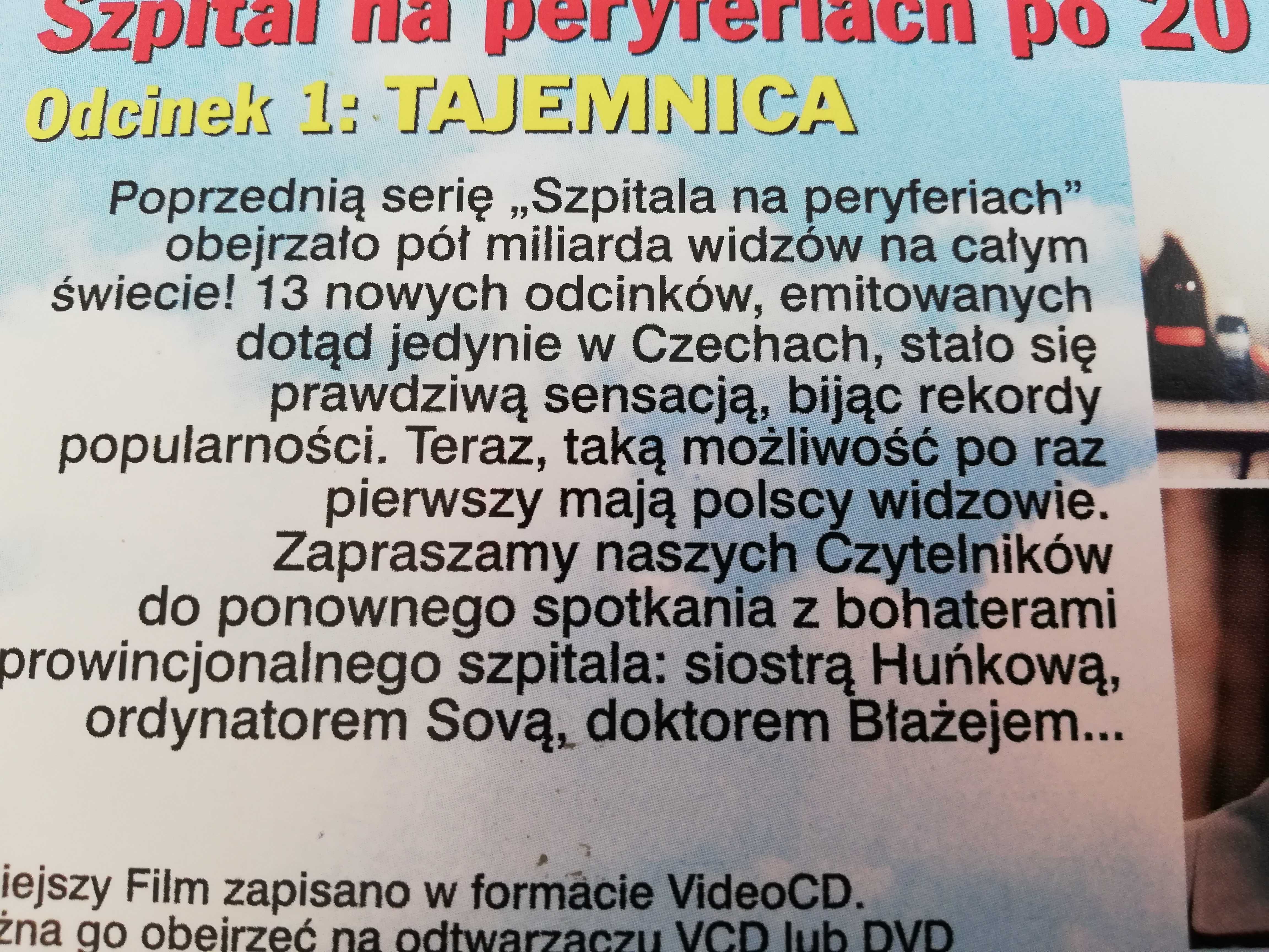 Film VCD - Szpital na peryferiach po 20 latach - odc. 1 Tajemnica