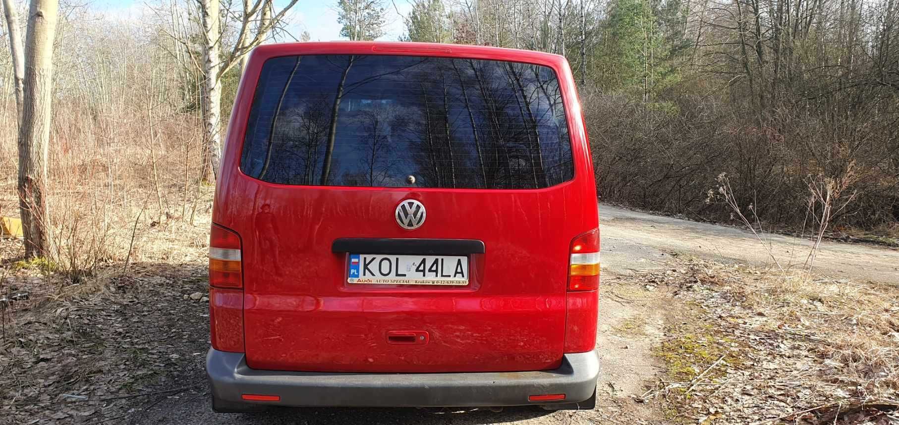 Vw t5 brygadówka 6 osób 1,9tdi SALON POLSKA KLIMA I rej 2005 Multiwan