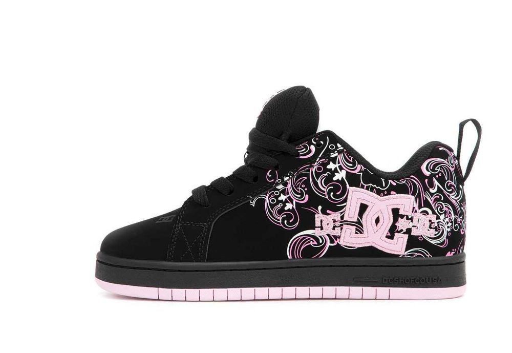 Женские кроссовки DC Court Graffik Black Pink Sabbath 36-40 Хит Весны!