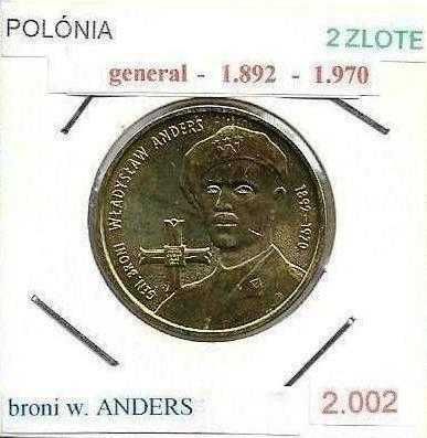 Polónia - - - - - Moedas Comemorativas de 2 Zlotych