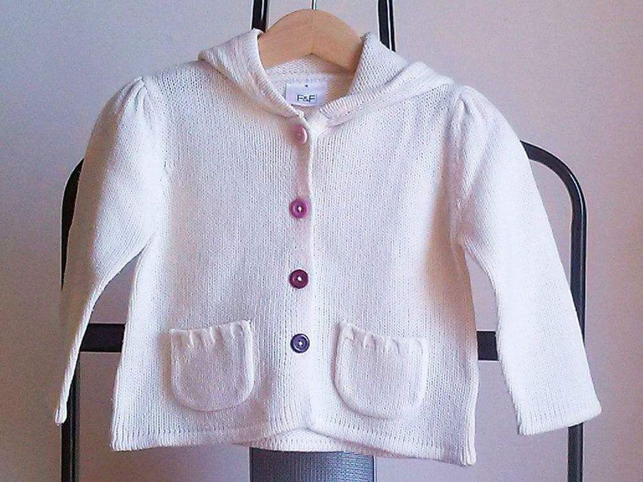 F&F sweterek rozpinany rozm. 80