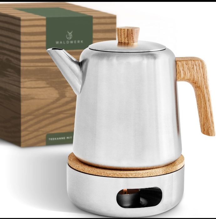 Obserwuj
WALDWERK Dzbanek Do Herbaty Z Podgrzewaczem 1,1L Stal Nierdz