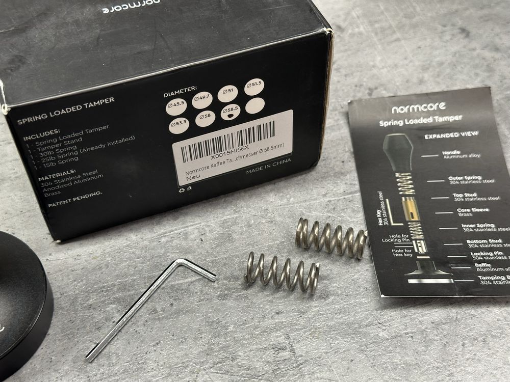 Tamper do kawy Normcore 58,5mm Czarny !!! Ubijak do kawy !!!