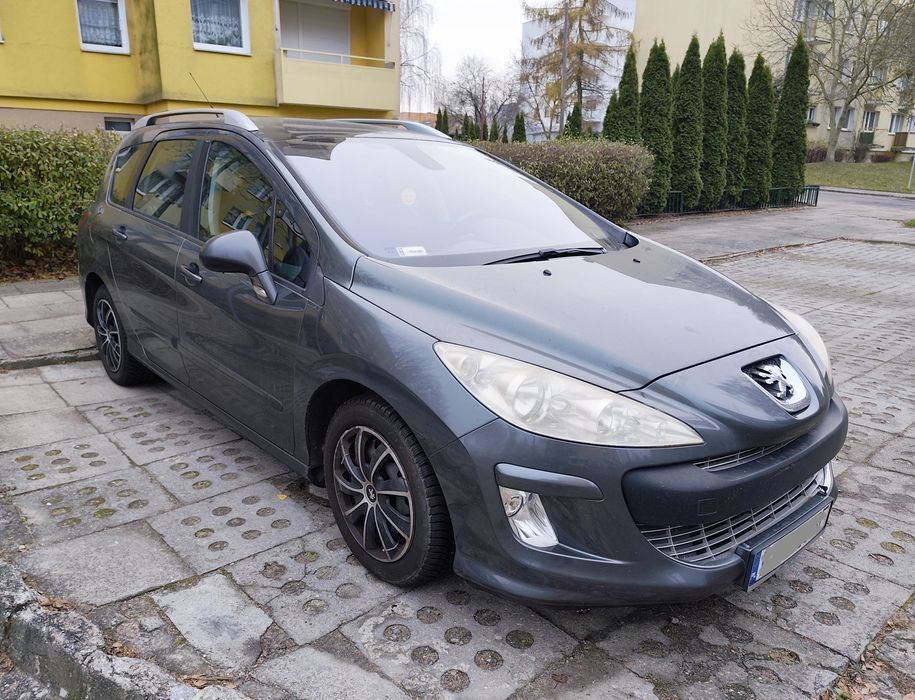 Peugeot 308 sw 1,6, 120 KM, 7 os. benzyna 2008