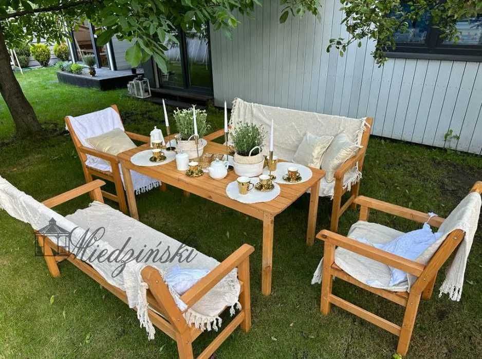 Meble ogrodoweM18 drewniane,mebelki drewniane,zestaw mebli drewnianych