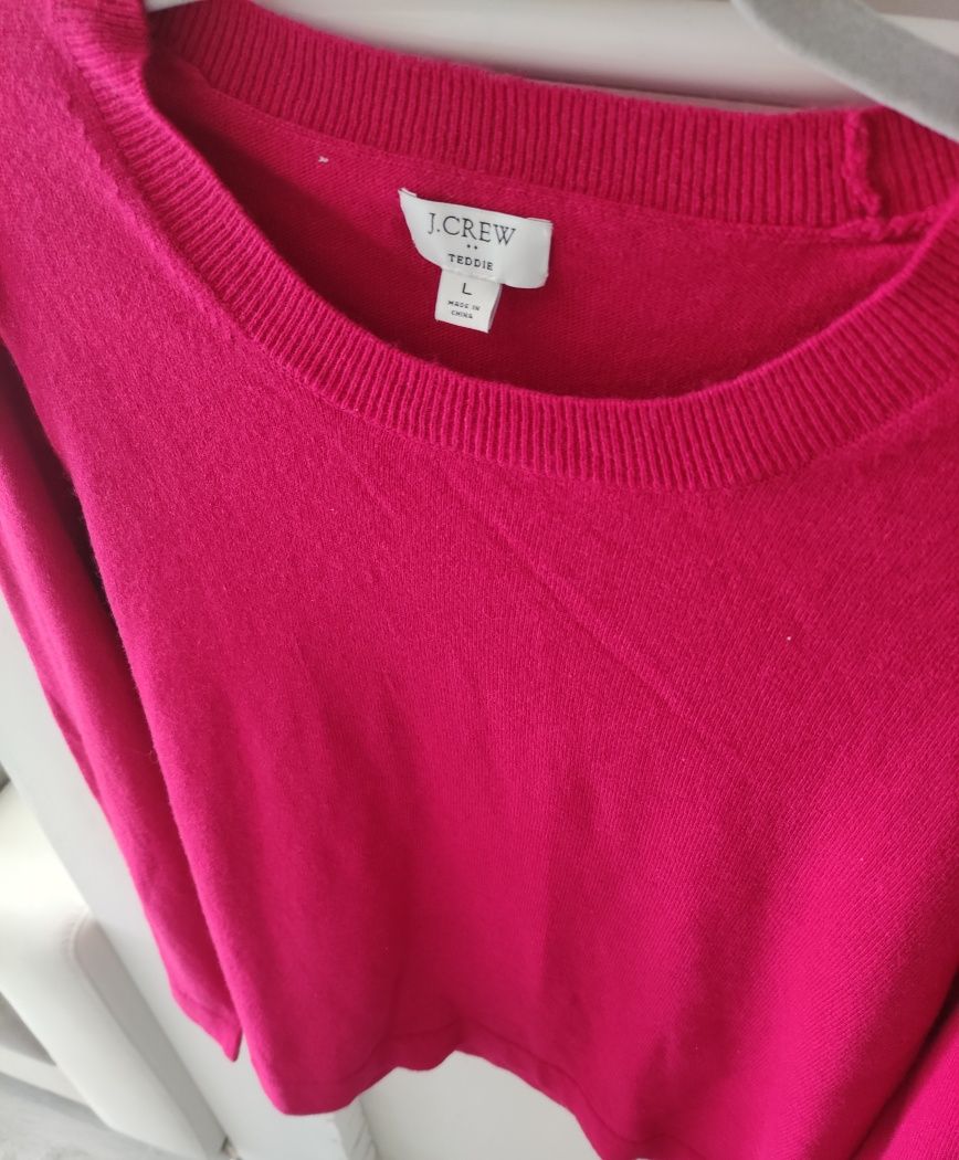 Sweter czerwony J CREW, L