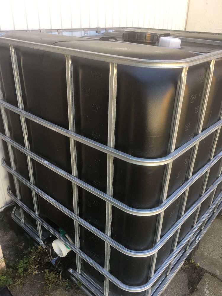 Mauzer pojemnik 1000 litrow czarny
