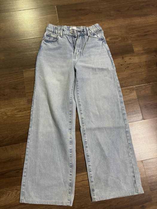 Джинси на дівчинку, широкі до низу