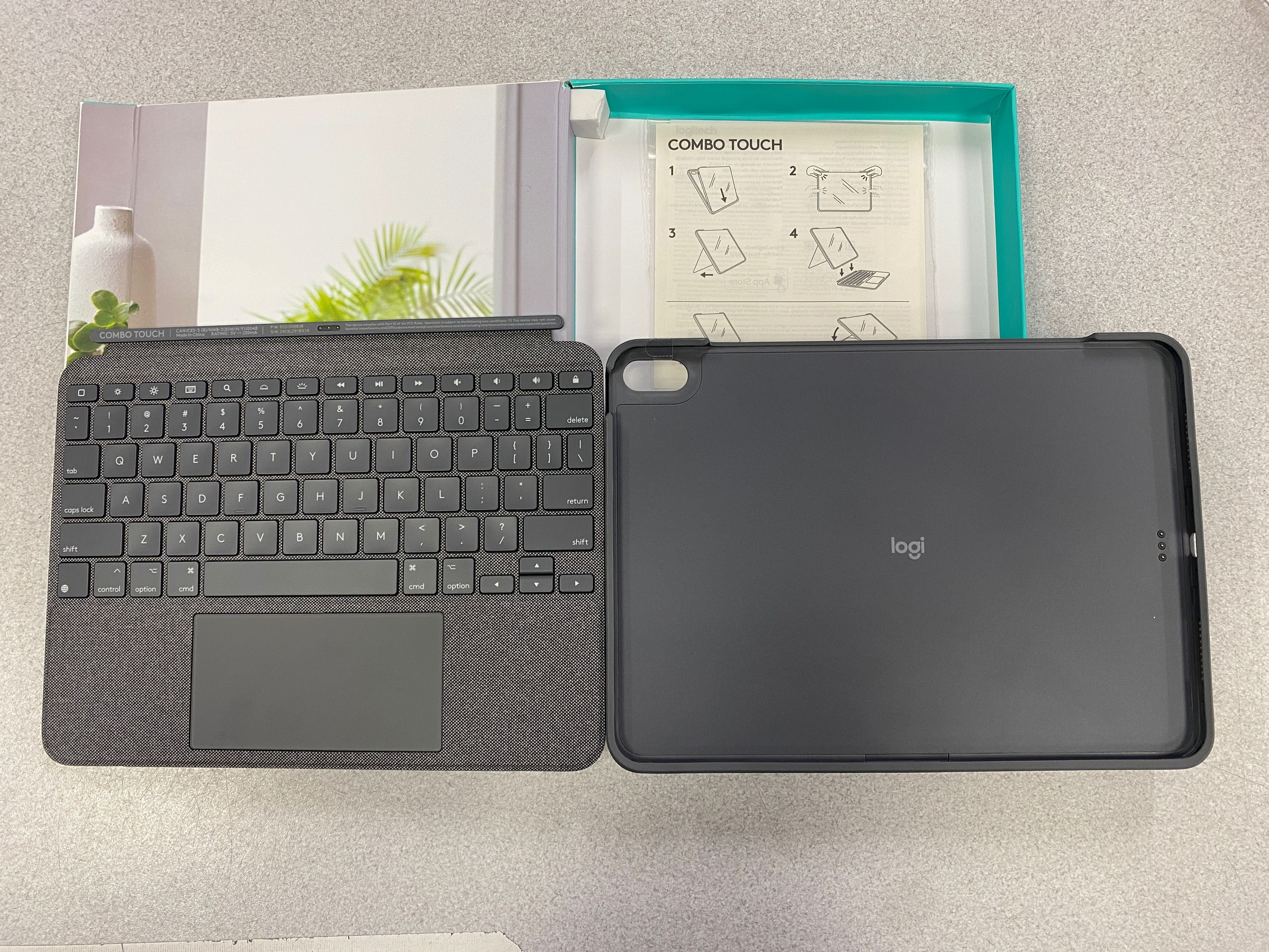 NOWA Klawiatura PL/US etui Logitech Combo Touch iPad Air11 4/5/6/7 gen