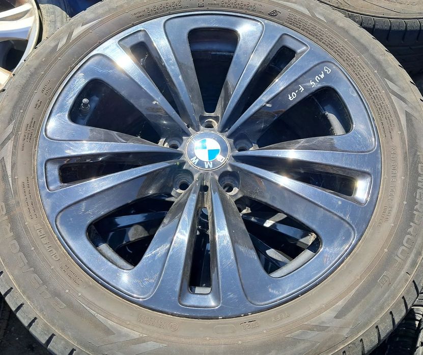 Koła 18 Cali 245/50 Felgi Czarne Aluminiowe Alufelgi Opony LATO 21r. BMW GT F01 F06 F07 F12 F13