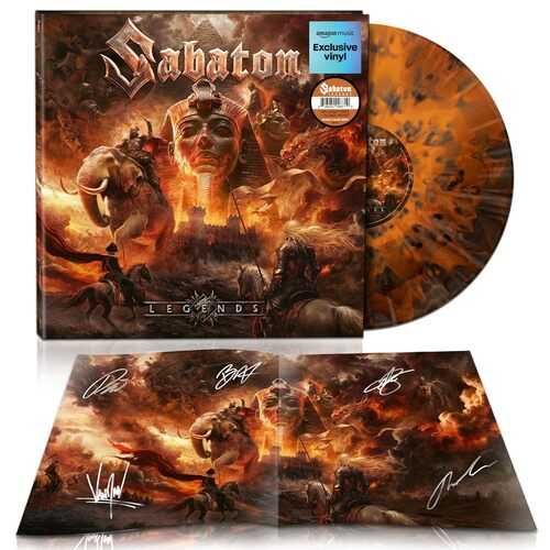 Sabaton Legends LP nowa w folii 180gr Orange & Black Burst
