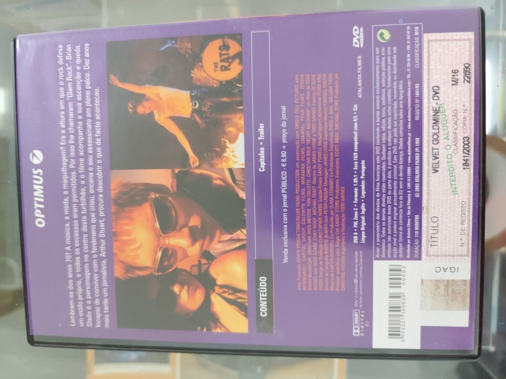 DVD Velvet Gold Mine