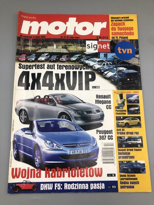 Magazyny motoryzacyjne Motor lata 2000