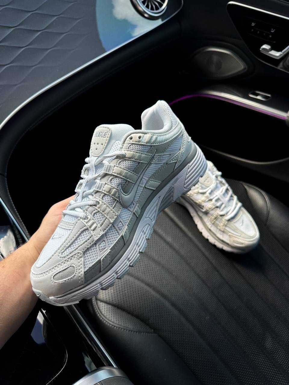 Nike P-6000 White Grey