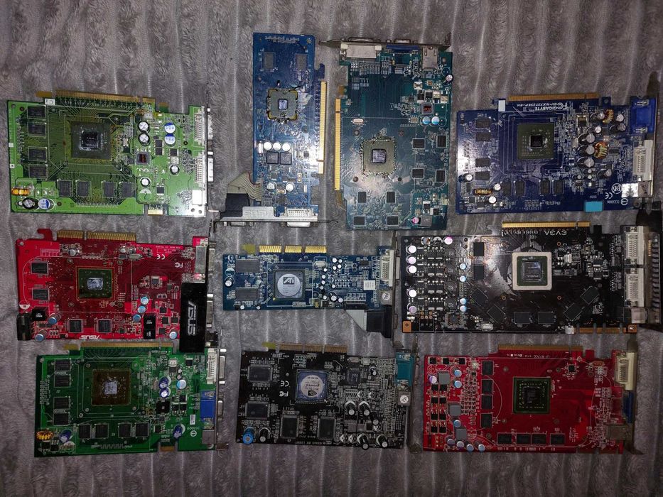 Видеокарты на запчасти