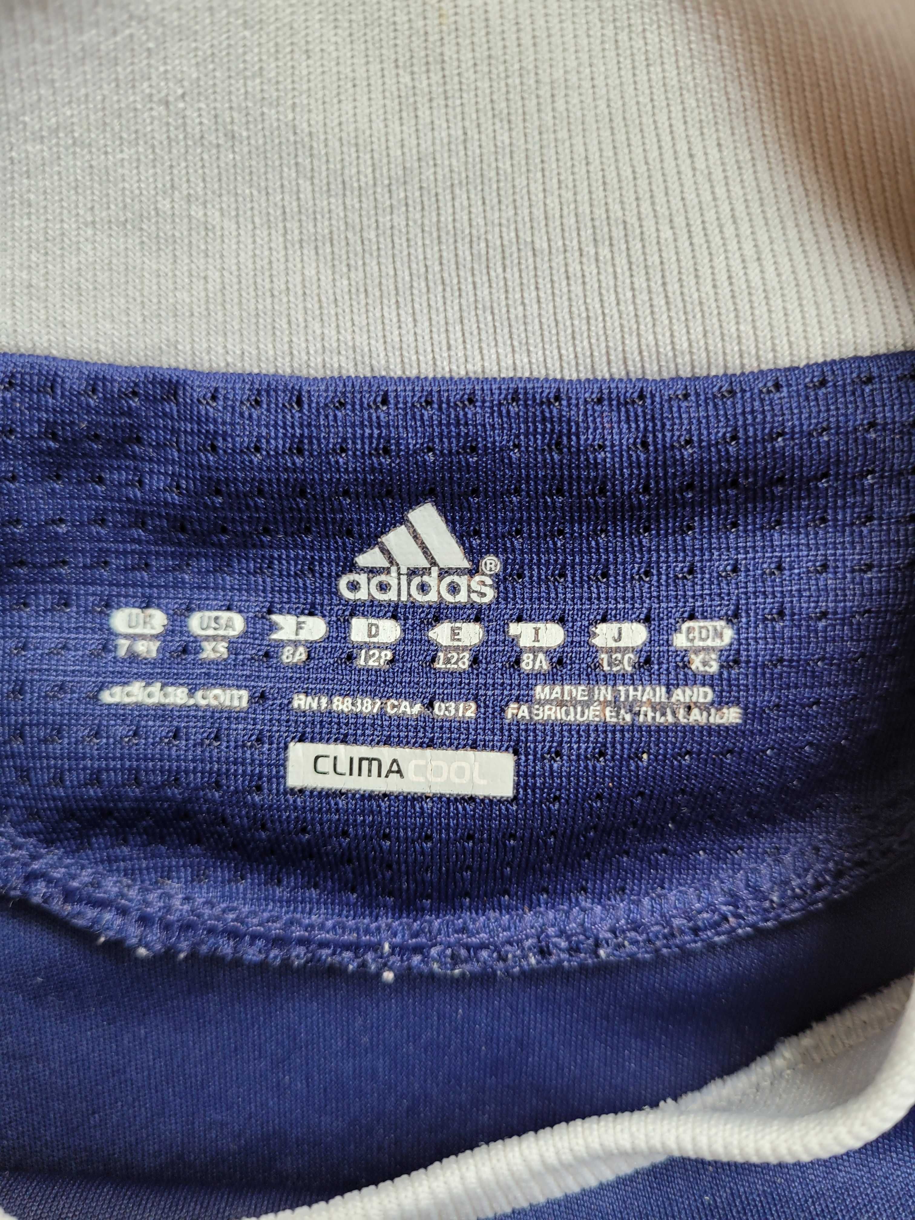 Granatowa koszulka pilkarska adidas 122