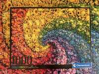 Puzzle 1000, Clementoni, Color bloom collection, Whirl, kompletne