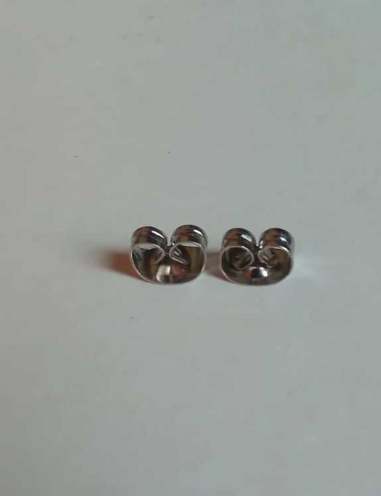 Baranki Zapięcia ze stali stalowe srebrne Zatyczki do kolczyków