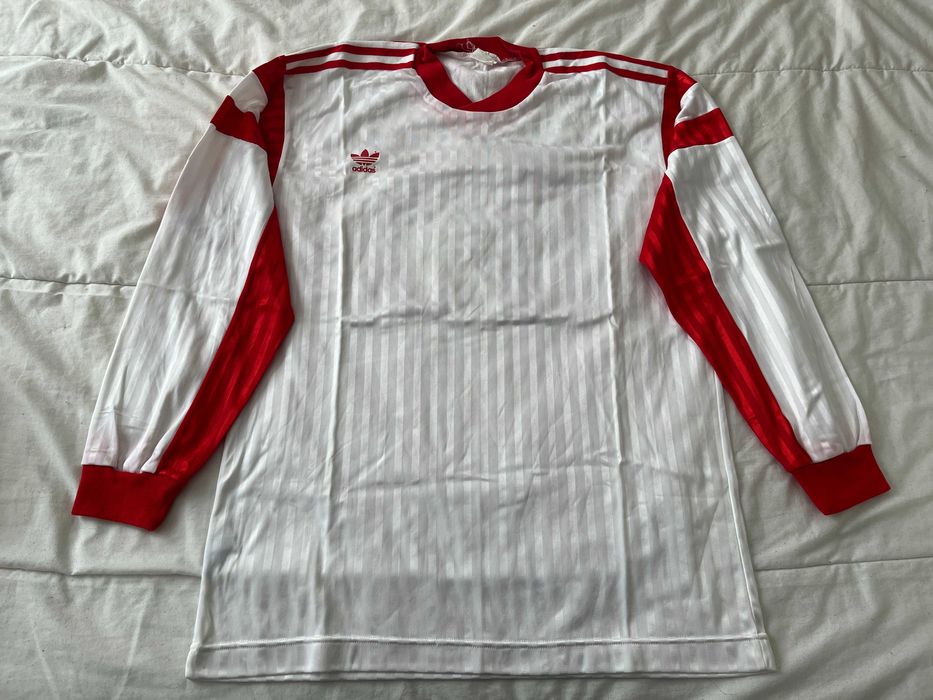 Adidas - Camisola Branca e Vermelha