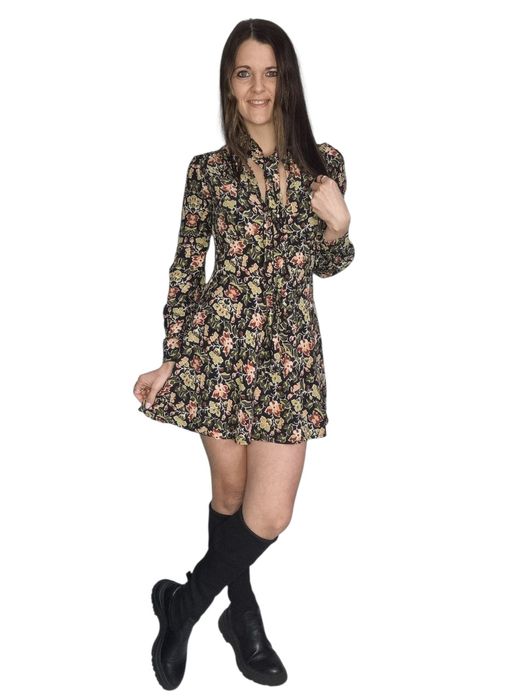 Sukienka w kwiatki zara rozmiar S 36