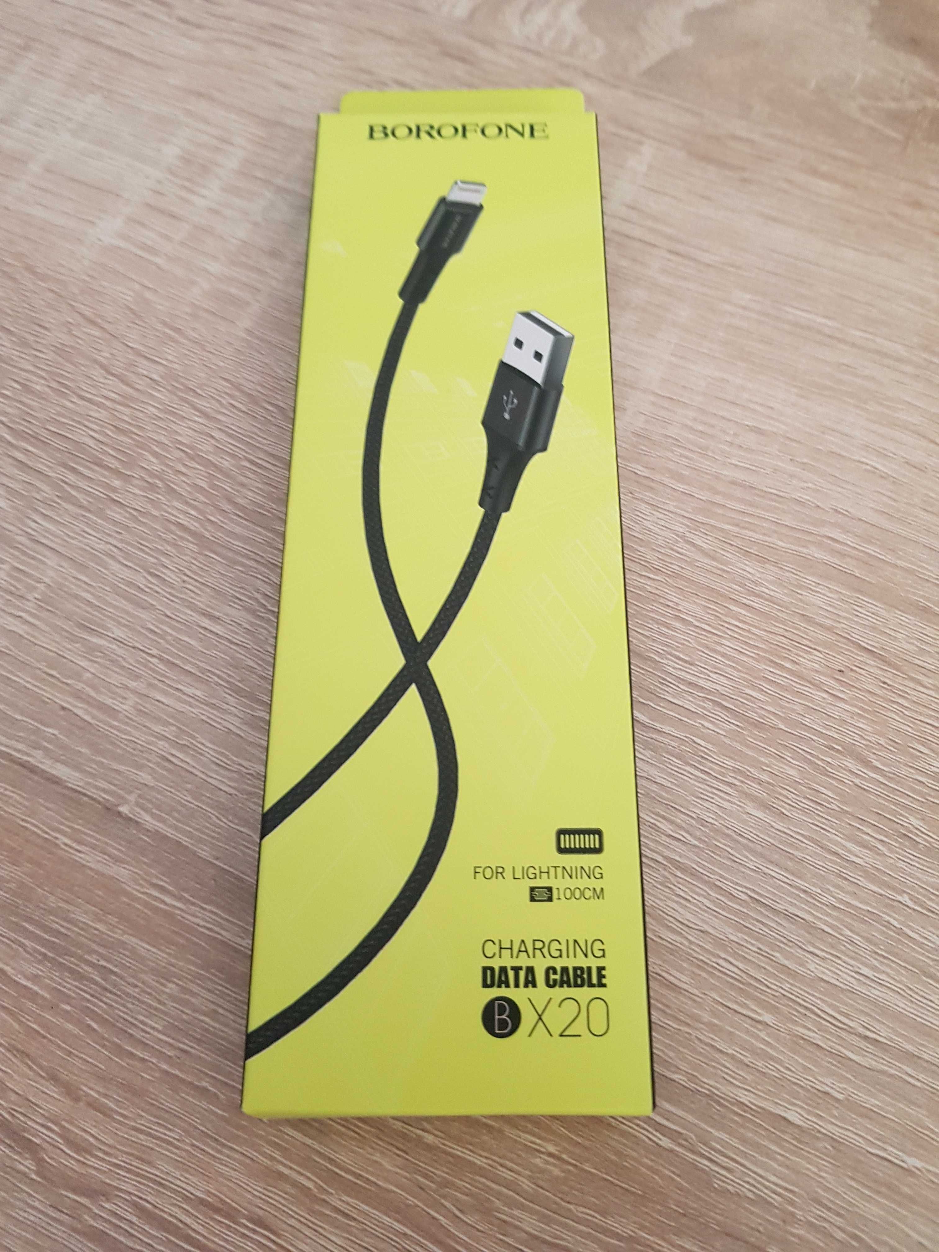 Kabel BX20 Enjoy - USB na Lightning - 2A 1 metr czarny