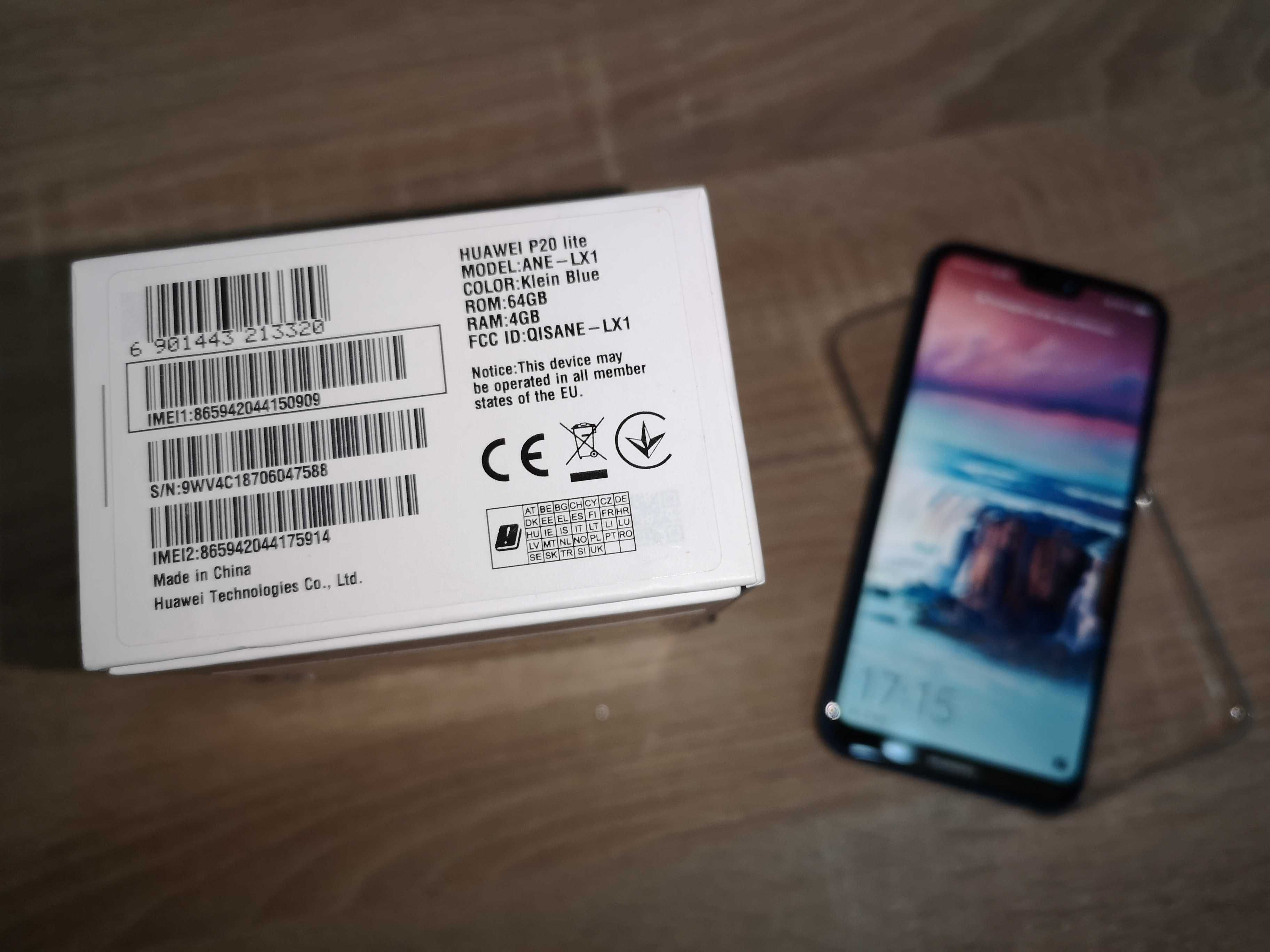 huawei p20 lite-bardzo dobry stan,bogaty zestaw