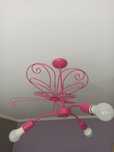 Lampa motyl różowa