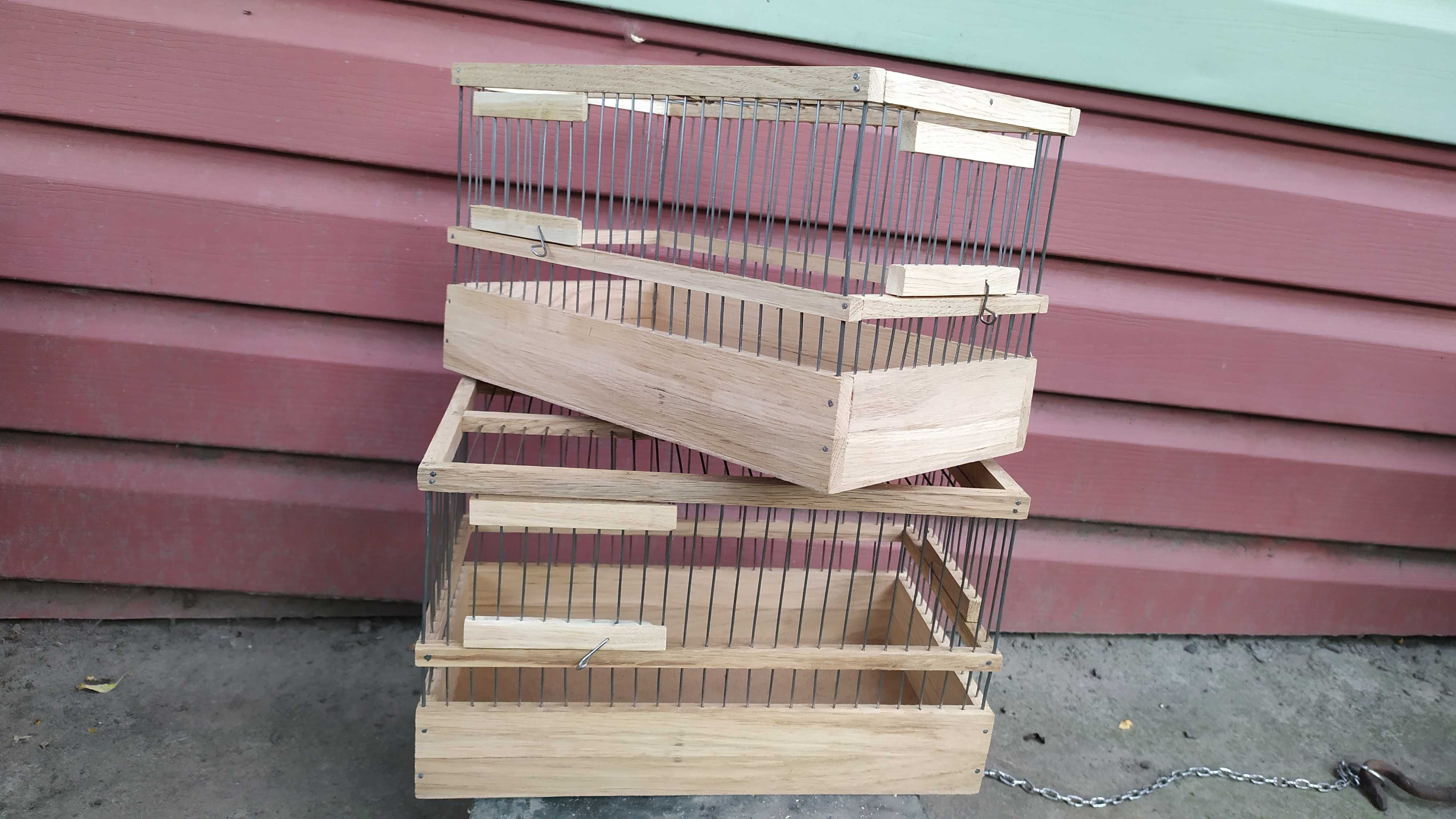 Продам клітки дерев'яні для птахів