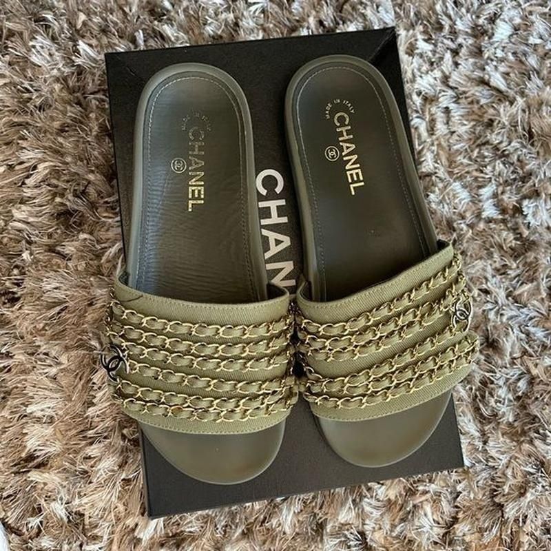 Шлепки оригинал Chanel