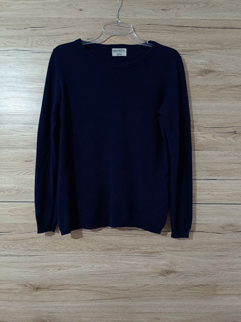 Sweter 85% jedwab 15% kaszmir Blue Motion rozmiar 40/42