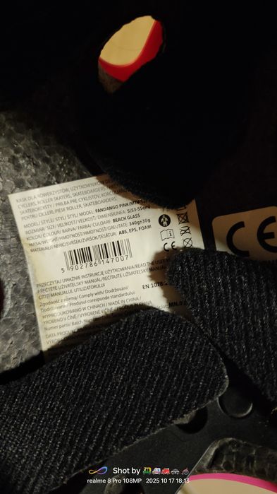 Kask rozmiar S (53-55 cm), różowy
