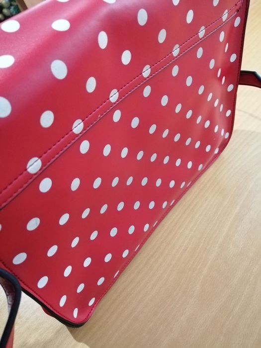 Mala tiracolo vintage bolinhas