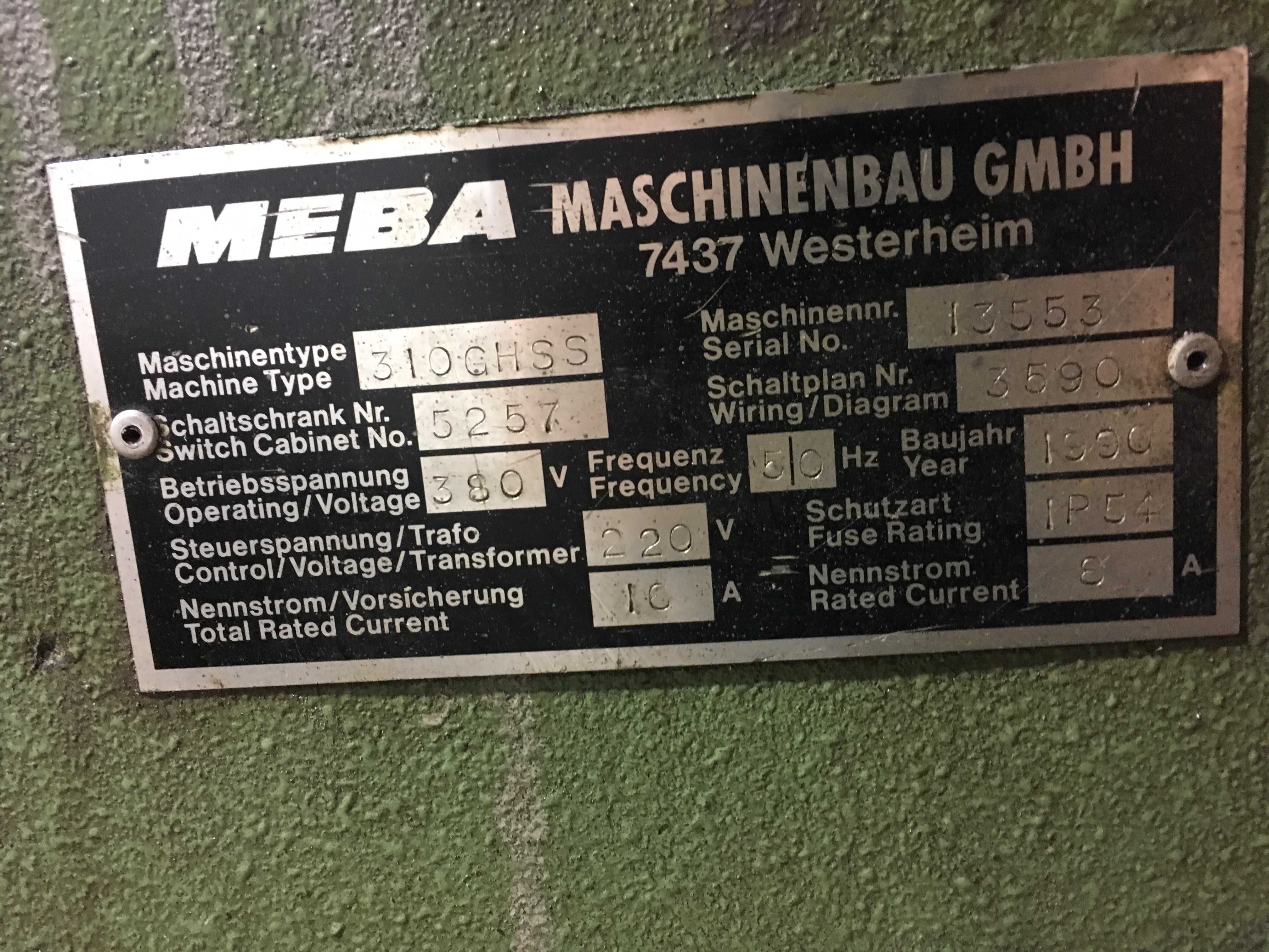Przecinarka taśmowa MEBA 270G skrętna