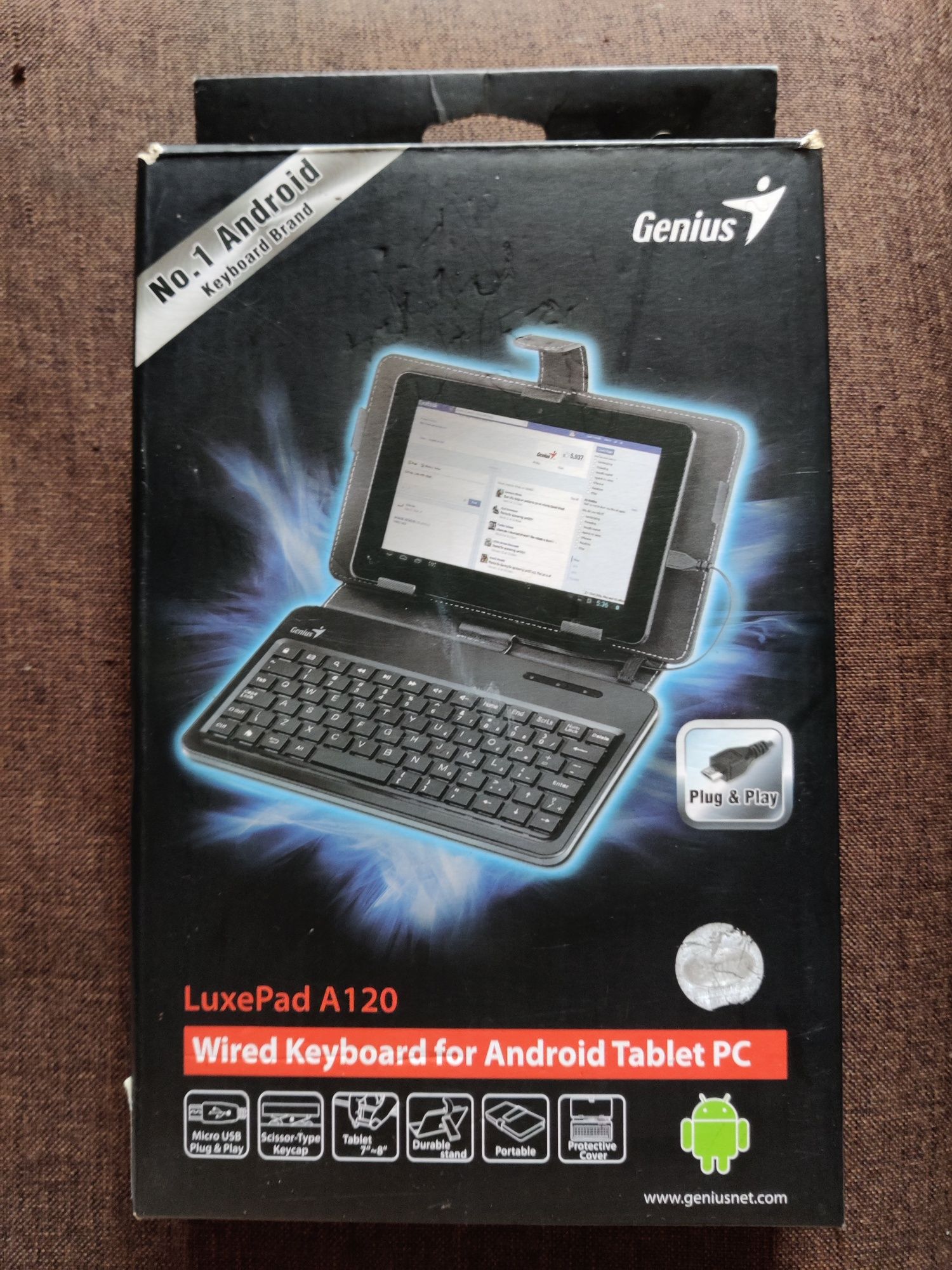 Клавіатура Genius LuxePAD A20 для планшетів та телефонів Android