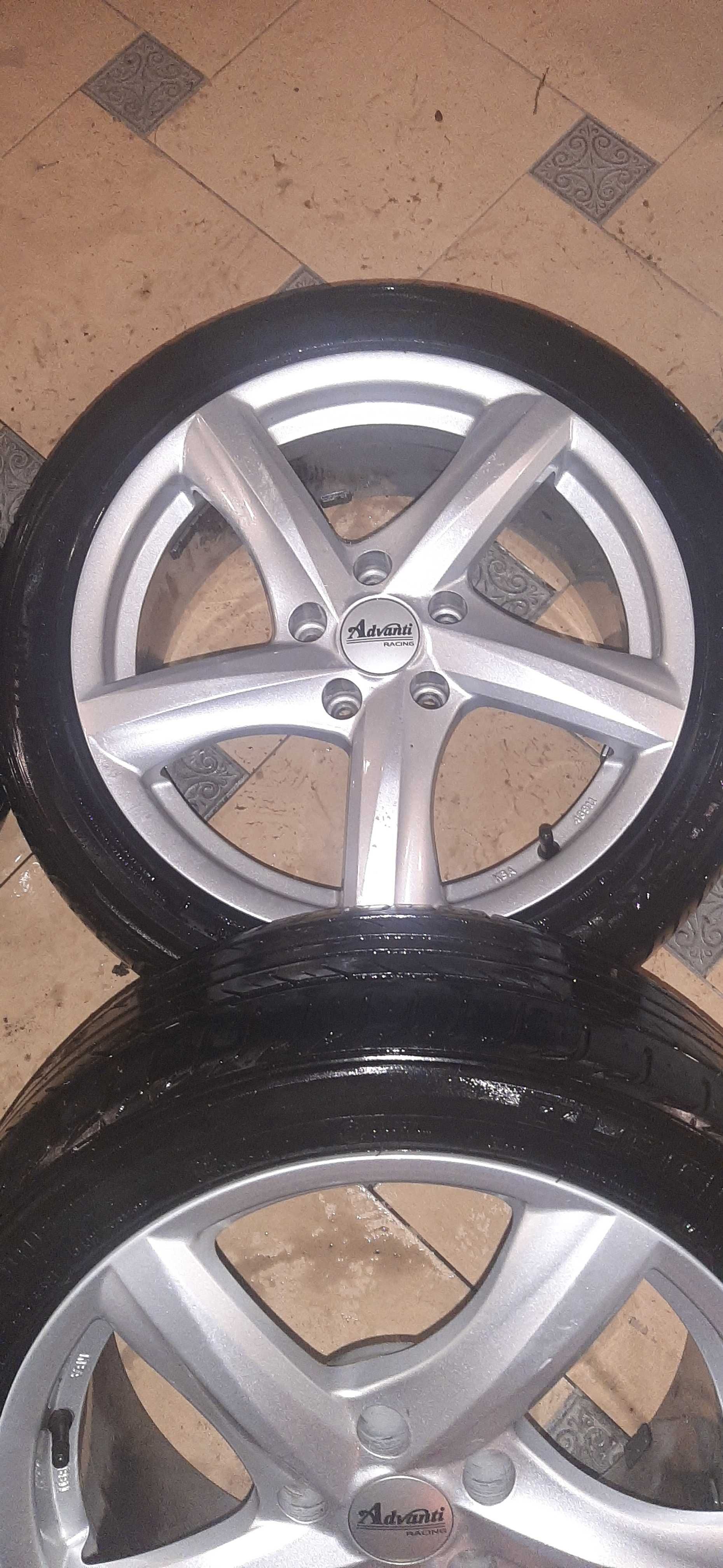 koła ADVANTI 5X114  225 45 r17 lato TOYOTA HYUDNAI KIA RENAULT lato