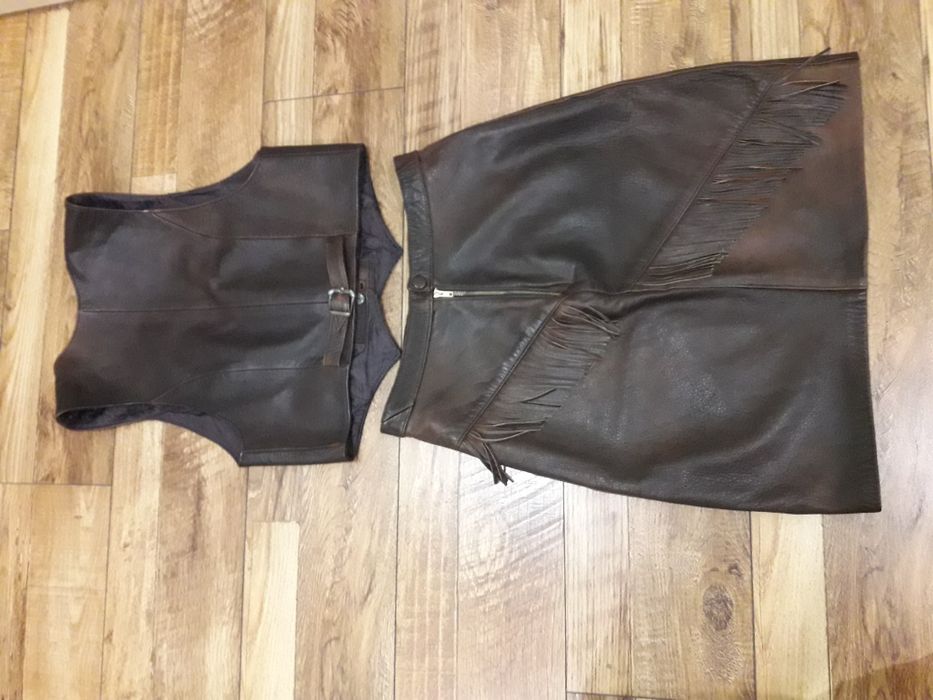 Кожаный комплект.