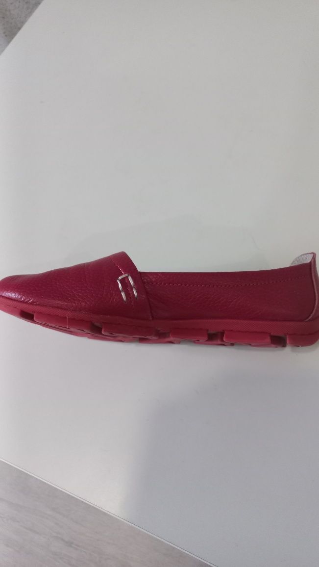 Мокасины кожаные р.37