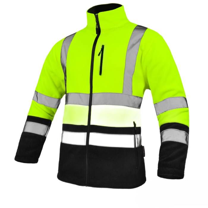 Bluza polarowa. Bluza robocza. Odblaskowa. POLAR YELLOW ROZM XXL
