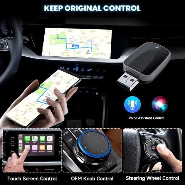 Адаптер CarPlay / Android auto Wifi/Bluetooth