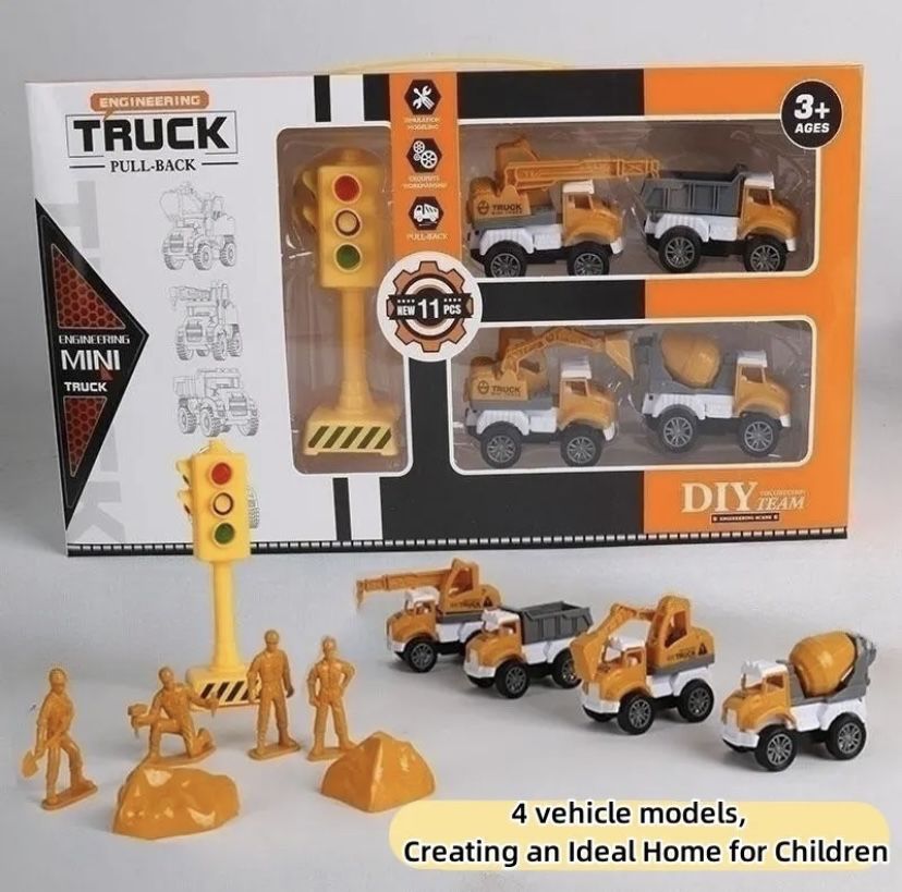 Pack de carros de construcao