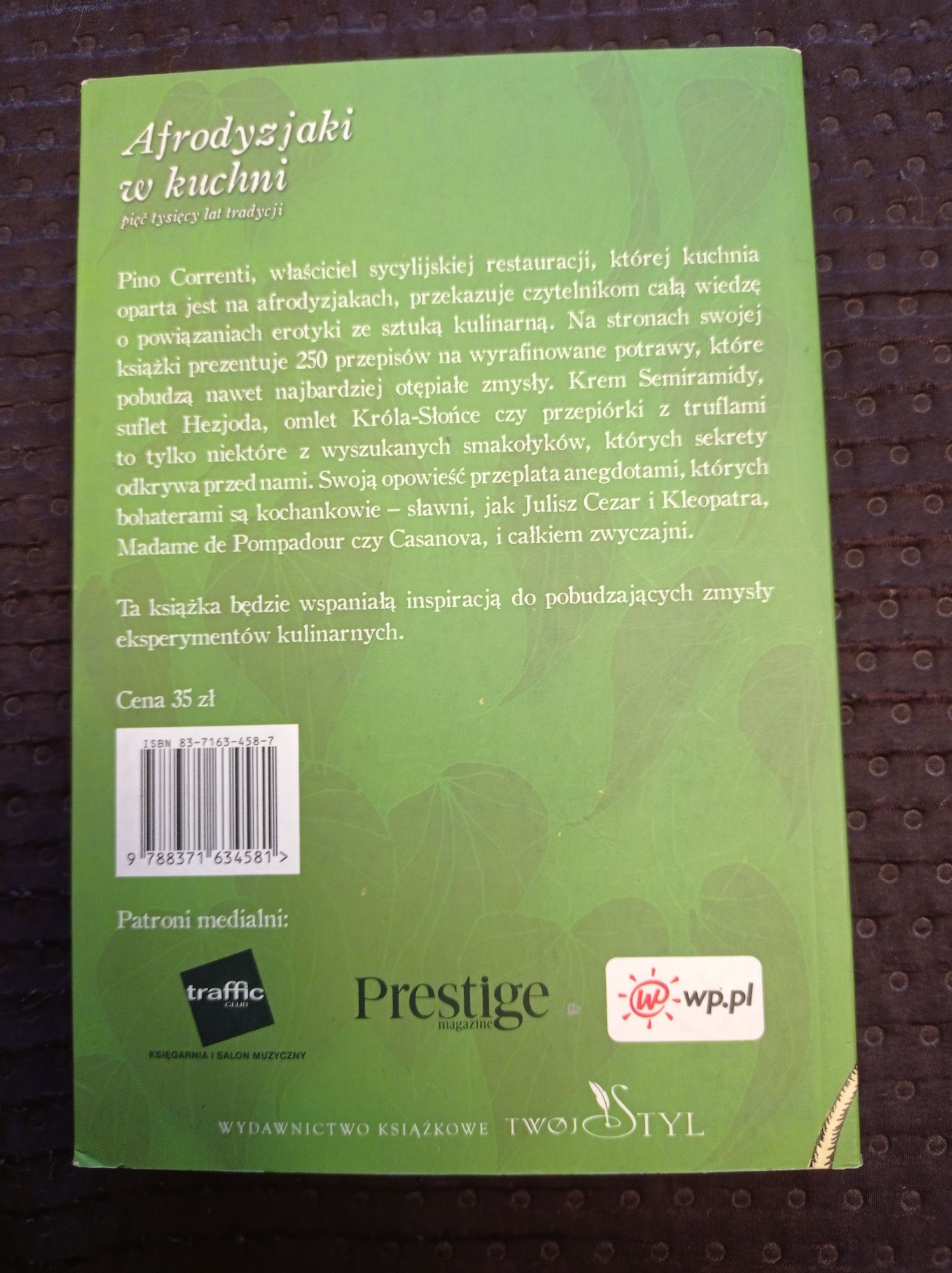 Afrodyzjaki w kuchni - PINO CORRENTI