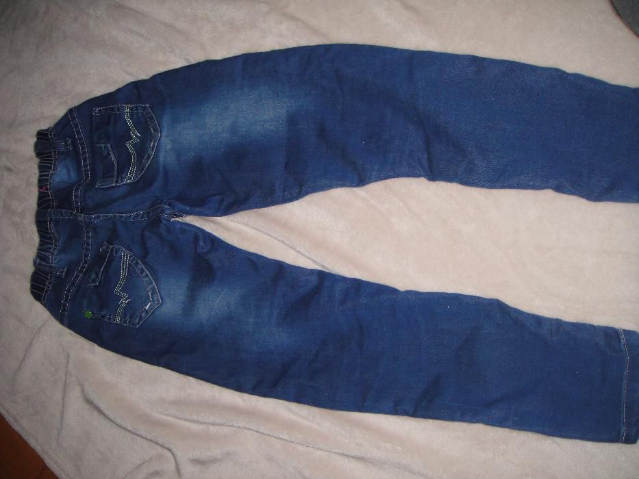 spodnie dżinsy, dziewczynka, 128cm