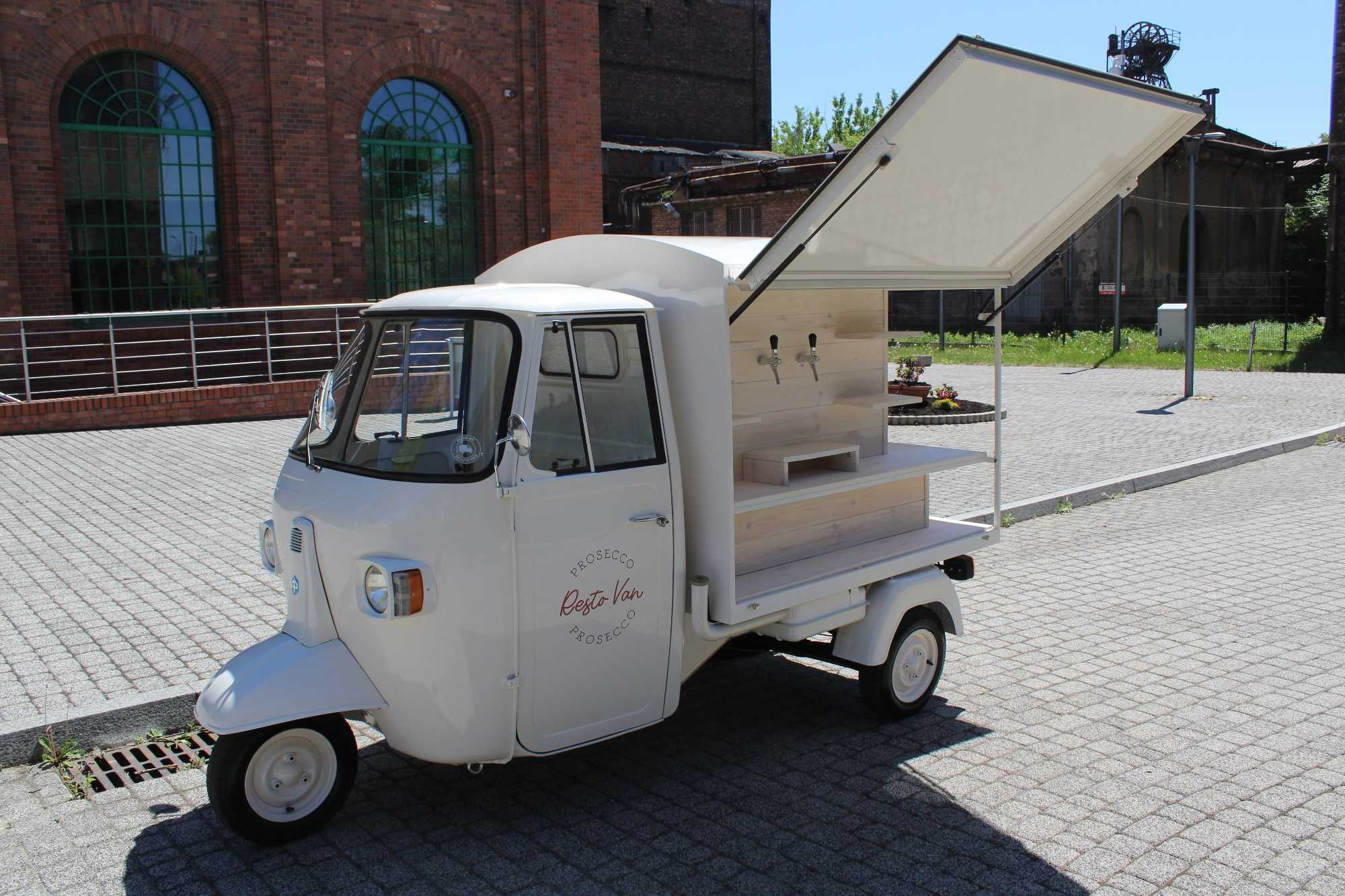 Piaggio Ape 501 classic Prosecco Pizza Lodo Van