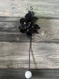 Czarny storczyk gałązka zestaw orchidea kwiat sztuczny kompozycja