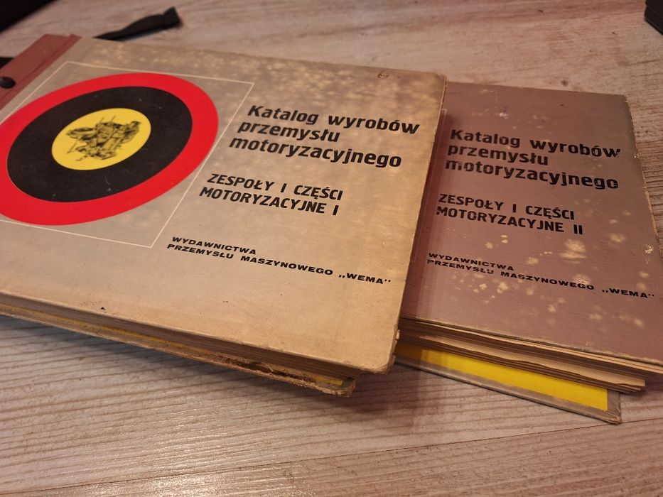 Katalog wyrobów przemysłu motoryzacyjnego. - część 1 i 2, z 1976 roku.